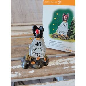 Dept 56 53072 over the hill tombstone gravestone graveyard Halloween village Xma